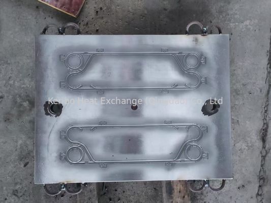 Multi Cavity Plate Heat Exchanger Gasket Mold  Cr12MoV Cr12 P20 & Alloy Steel Options