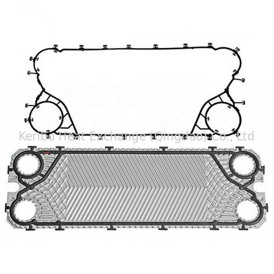 Silver Plate Design Temperature -10C-180C Flat Plate Heat Exchanger Flow Plate for Industrial Heat Transfer