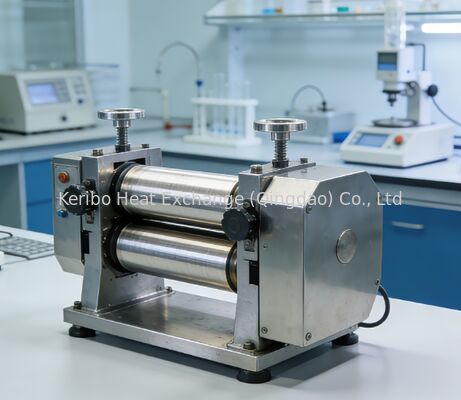 Lab Electric Rubber Mixing Machine Horizontal Open Mixing Mill PLC Control